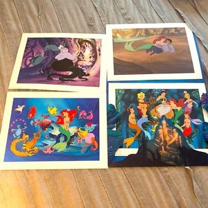 Vintage DISNEY’S “The Little Mermaid” Lithograph. Mint condition.
